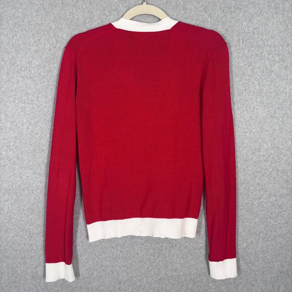 Brooks Brothers Cardigan Sweater Womens Small Thin Grandpa Academia Twee Quiet - Picture 9 of 10